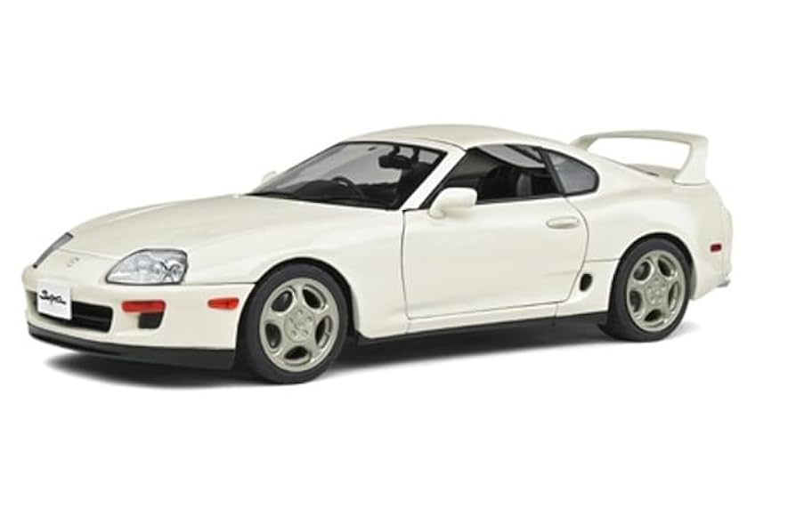 Amazon | ソリド 1/18 ミニカー スープラ タルガトップ ホワイト